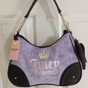 Juicy Couture Dreamy Juicy Shoulder Bag Lavender NWT